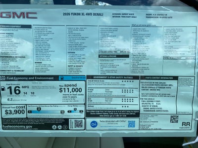2026 GMC Yukon XL Denali