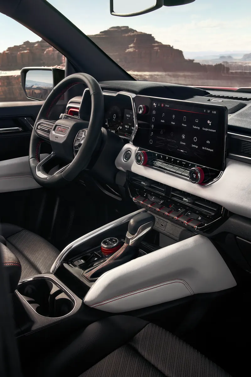 2026 GMC Canyon infotainment system at Thorpe's GMC Inc in Tannersville NY